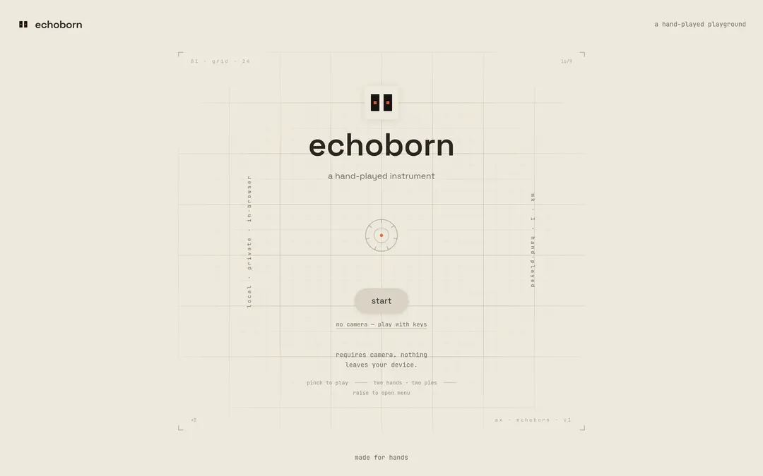 Echoborn, its live page